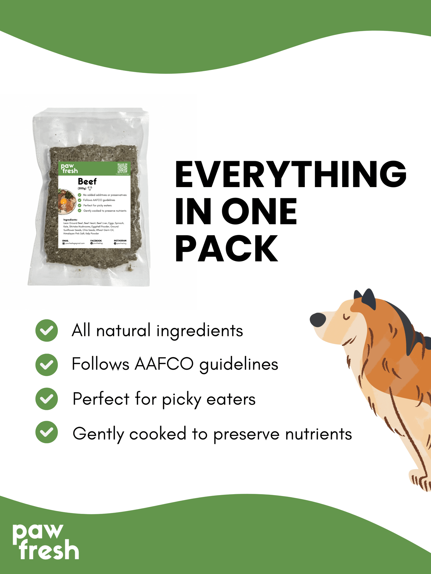 Gently cooked healthy dog food made with natural ingredients